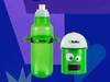 IQBottles, Bidon-butelka 2w1 Pink/White Hair