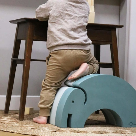 Zabawka wspierająca sensorykę i motorykę Słoń bObles M Green haze