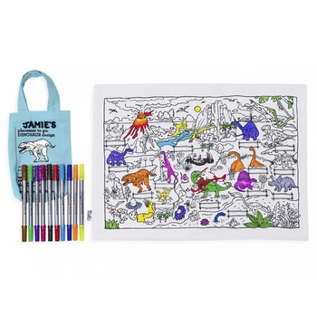 Podkładka na stół do malowania, dinozaury,  eatsleepdoodle