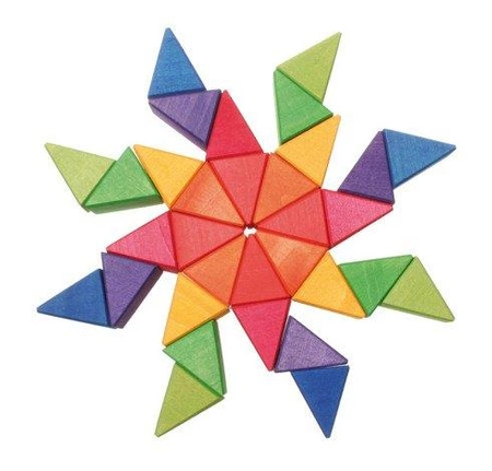 Układanka Ośmiokąt, kolorowy, 3+, Grimm's