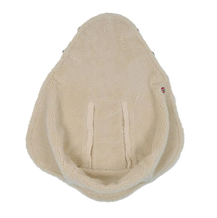 Lodger Wodoodporny zimowy śpiworek do wózka jasnobeżowy Taslon Birch