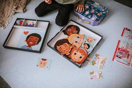 Magnetyczna układanka Emocje, Janod