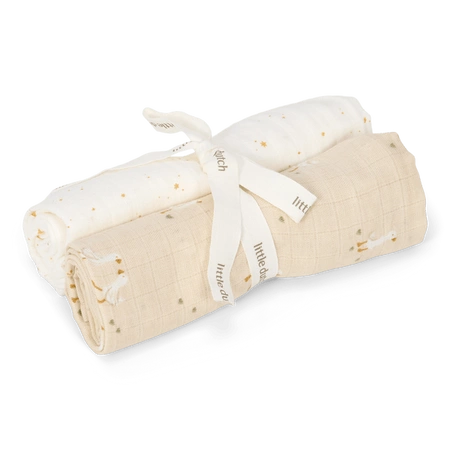 Little Dutch Otulacze muślinowe 70x70 cm Forest Treasures & Sage