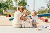 Childhome Torba do wózka Mommy Club Signature Teddy White