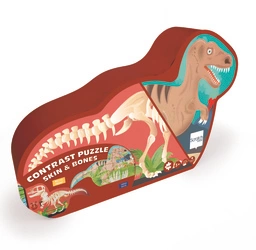 Scratch, Dwustronne Puzzle XL (100 elem) Dinozaury i szkielety