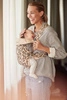 BABYBJORN MINI Cotton – nosidełko, Beż/Leopard