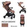 Easywalker Jackey Kompaktowy, samoskładający się wózek spacerowy z torbą transportową Pecan Brown