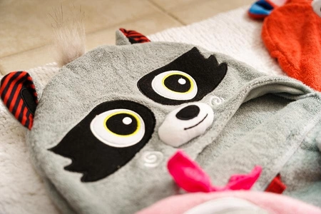 Zoocchini Ręcznik dla Dziecka z Kapturem Szop Pracz