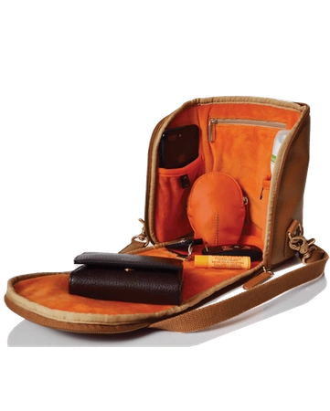 Plecaczek/Saszetka Mini Adult Freedom Pod, skórzany opalizujący, PacaPod