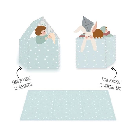 Play&Go Dwustronna Mata Piankowa EEVAA 3w1 Roadmap / Icons