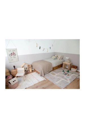 Dywan Bawełniany Lanes Vintage Nude XL, 200x300cm, Maxi Rugs Lorena Canals