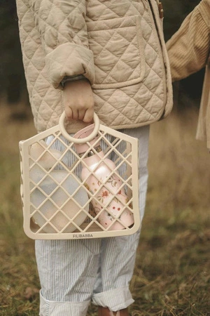 Filibabba Silikonowa torba plażowa Whitecap Grey