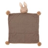 Kocyk przytulanka z bawełny organicznej GOTS, Taupe Bunny, ThreadBear Design