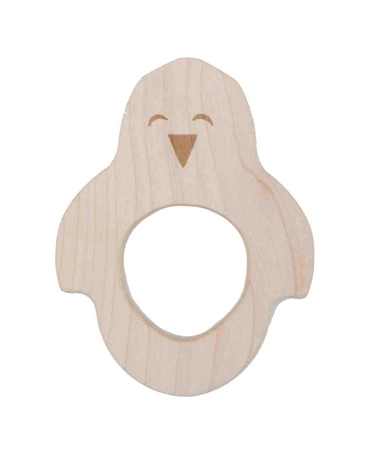 Drewniany Gryzak - Pingwin