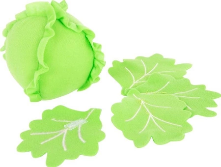 Zestaw miękkich warzyw w skrzyneczce z kapustą 11688-Small Foot, zabawki kuchenne dla dzieci