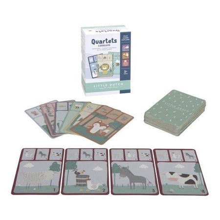 Little Dutch Gra w karty kwartetu - zwierzęta LD4481