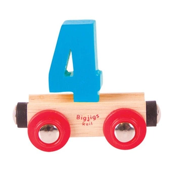 Wagonik cyferka 4