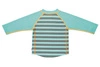 Lassig, Koszulka do pływania z długim rękawem Striped aqua, UV 50+