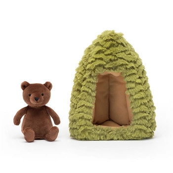 JellyCat Forest Fauna Niedźwiedź 19x14cm