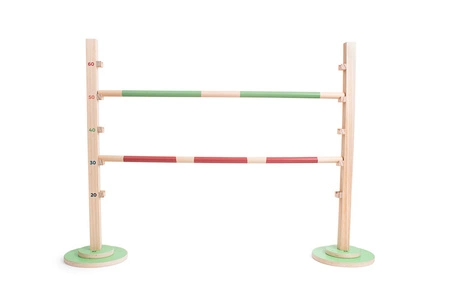 BS Toys, Drewniana gra sportowa Skok przez płotki