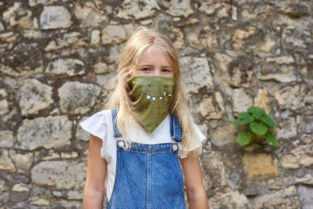 Lassig Wielofunkcyjna chusta komin Flexi Loop Crocodile olive