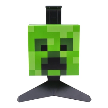 Minecraft Creeper light & headphone stand - 23,5 cm / lampka - stojak na słuchawki Minecraft Creeper