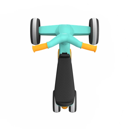 BERG Turkusowy Jeździk GO2 Twirl Turquoise z grą dla dzieci 10m+