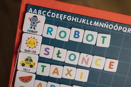 Magnetyczna układanka Polski Alfabet Magnetibook, Janod