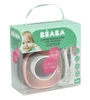 Beaba Komplet naczyń z silikonu z przyssawką eucalyptus