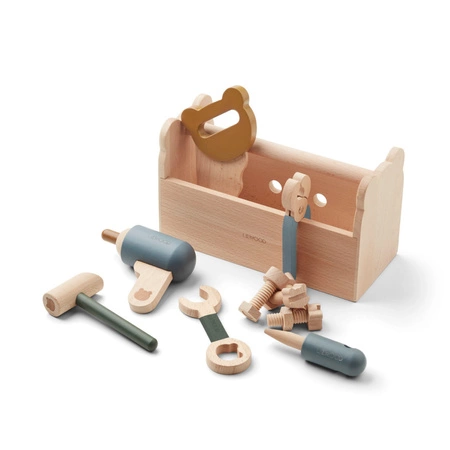 ZESTAW NARZĘDZI DLA DZIECI LUIGI BLUE MULTI MIX LIEWOOD