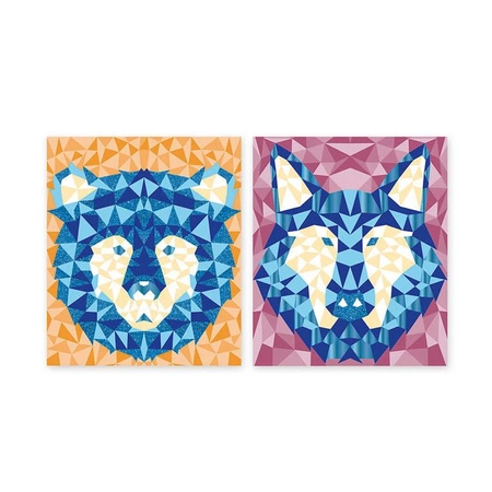 Zestaw kreatywny Mozaika Leśne zwierzęta Misterix 7+, Janod