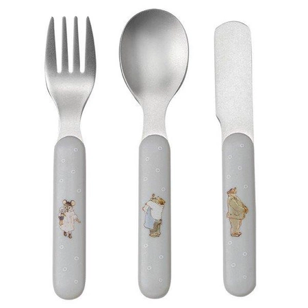 Zestaw sztućców dla dziecka, 3 el., Ernest i Celestyna | Petit Jour Paris®