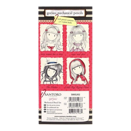 Mechaniczne Ołówki - Zestaw 4 szt. - Gorjuss - Every Summer Has a Story