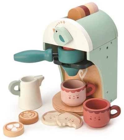 Drewniany ekspres do kawy na kapsułki, Tender Leaf Toys