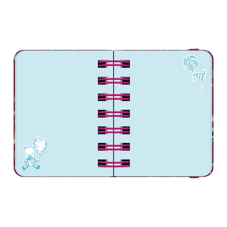 Mały Kołonotatnik z Breloczkiem - Gorjuss - Fairground - Fireworks