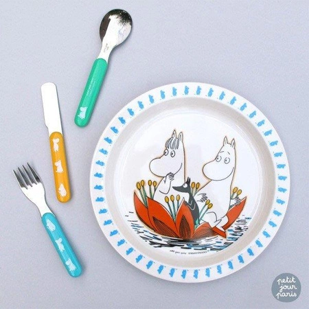 Zestaw sztućców dla dziecka, 3 el., Muminki | Petit Jour Paris®