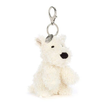 JellyCat -  Breloczek Terrier Kremowy 11 cm