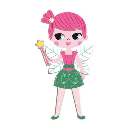 Magnetyczna układanka Kostiumy Dziewczynka Magnetibook, Janod