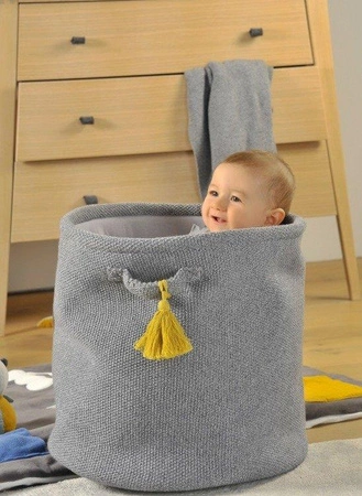 Kosze na dziecięce akcesoria 3 szt., Panda, Kikadu