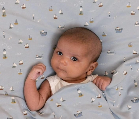 Little Dutch Śpiworek do spania z odpinanymi rękawkami 90 cm Sailors Bay Blue TE11721640