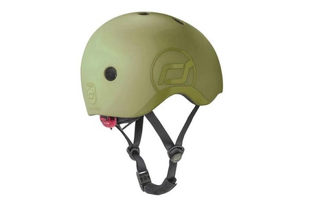 SCOOTANDRIDE Kask S-M dla dzieci 3+ Olive