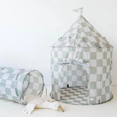 3 Sprouts Namiot dla Dzieci Recycled Checkerboard Green