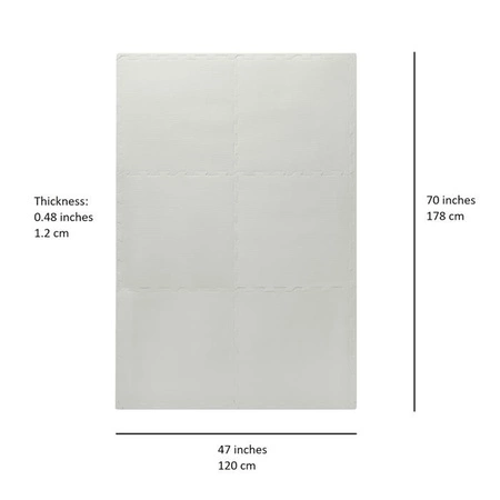 3 Sprouts Mata Piankowa EVA Grey