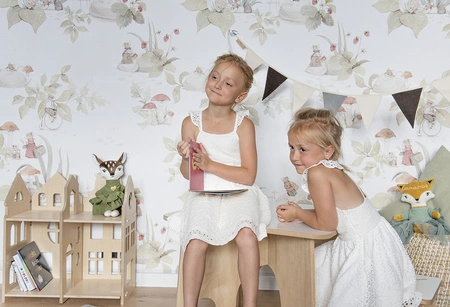 VINTAGE MOUSE - 'Leśne Myszki' Tapeta Malumi