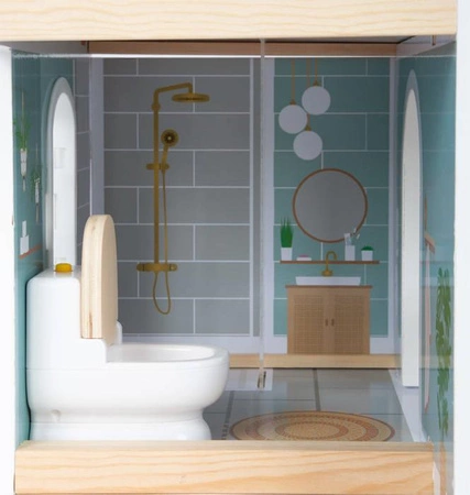 Miejska Willa-drewniany domek dla lalek-1227 Small Foot, domki dla lalek