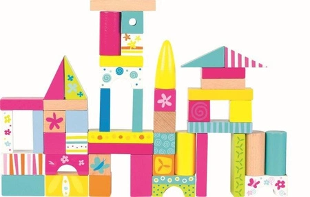 Pastelowe klocki Susibelle, 50 elementów, 58499-goki