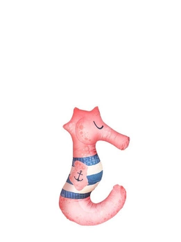 Baby Bites Poduszka do karmienia Sea Horse 55 x 35 cm Pink