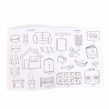 Kolorowanka ze słowniczkiem LES POPIPOP 661611