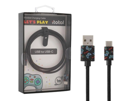 Kabel do ładowarki USB-C "gamingowy"
