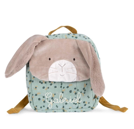 Plecak królik szałwia H 29 cm 678070